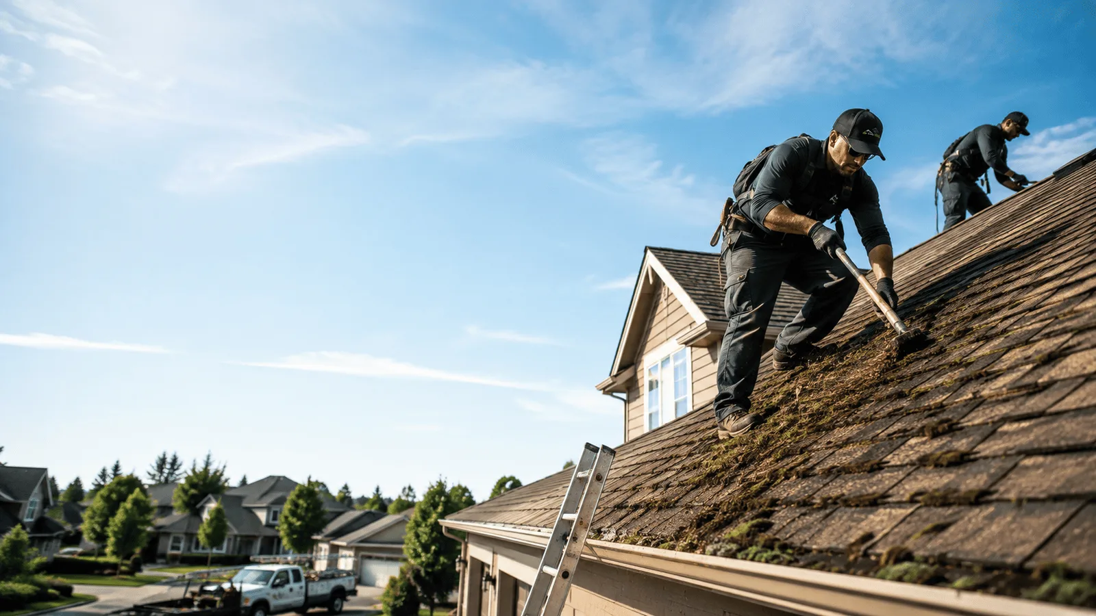 Roof Moss Removal in Bowler, WI near me